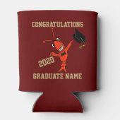 Schattig rivierkreeften Afstuderen Blikjeskoeler (Achterkant)