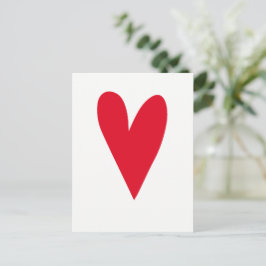 Schattig Rode Hart Briefkaart