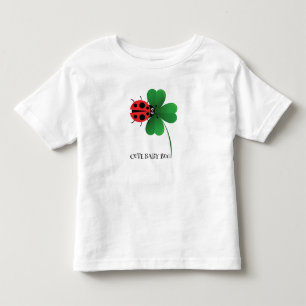 Schattig rode lieveheersbeestje op geluksblad Kind Kinder Shirts