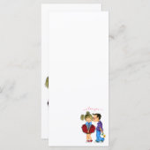 Schattig romantisch stel - Liefde - Kus - Ik hou v Menu (Voorkant / Achterkant)