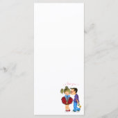 Schattig Romantisch Stel Liefde - Kus - Ik hou van Menu (Voorkant)