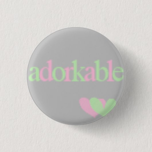 schattig ronde button 3,2 cm (Voorkant)