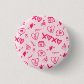 schattig ronde button 3,2 cm (Voorkant)