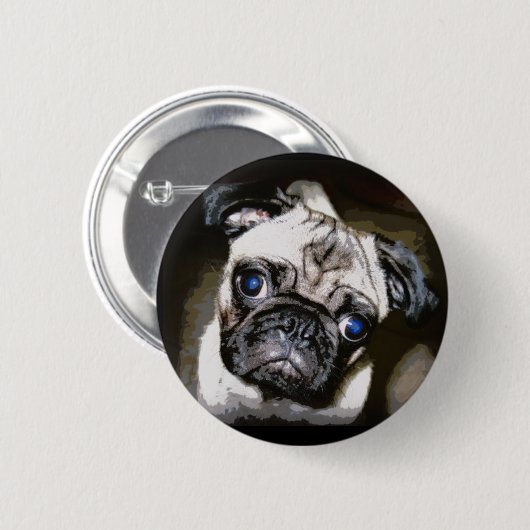 schattig ronde button 5,7 cm (Voorkant /achterkant)