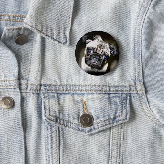 schattig ronde button 5,7 cm (In situ)