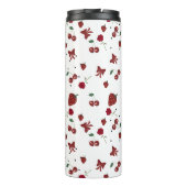 schattig rood en wit thermosbeker (Achterkant)