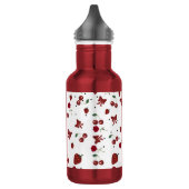 schattig rood en wit waterfles (Links)