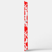 Schattig rood wit paisley patroon Case-Mate iPhone case (Achterkant / Links)