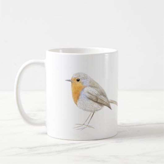 Schattig roodborstje koffiemok (Links)