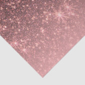 Schattig Roos gouden glitter Tissuepapier (Detail)