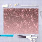 Schattig Roos gouden glitter Tissuepapier (Craft)