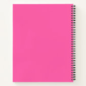 Schattig roze alpaca Notitieboek (Achterkant)