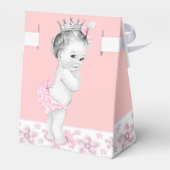 Schattig Roze Baby shower Favor Boxes Bedankdoosjes (Achterkant)
