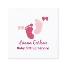 Schattig Roze Baby Sitter Kinderdagverblijf