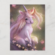Schattig Roze Baby Unicorn