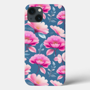 Schattig roze bloemmotief Case-Mate iPhone case