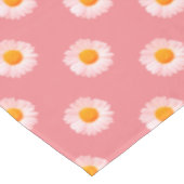 Schattig roze Boho Daisy Tafelkleed (Gekanteld)