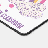 Schattig roze Boho Inspirerend Rainbow Teacher Gif Bureaumat (Hoek)