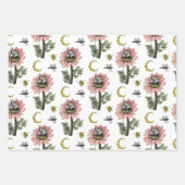 Schattig roze bos Beer feeën champignonbos Inpakpapier Vel (Voorkant)