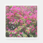 Schattig roze bougainvillea Struik print papieren Servetten (Voorkant)