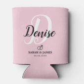 Schattig roze bruidsmeisje cadeau Koelbox Blikjeskoeler (Achterkant)