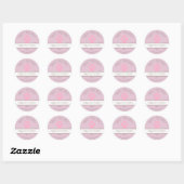 Schattig roze | Dog Treat Business Labels (Vel)