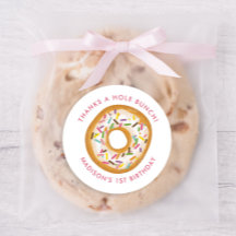 Schattig roze donut verjaardag partij gunst