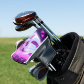 Schattig Roze Duivel Meisje Golfheadcover (Insitu)