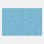 Schattig roze en blauw ijs kegel inpakpapier vel (Voorkant 2)