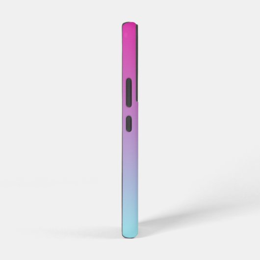 Schattig roze en blauw katoenen Snoep Ombre Samsung Galaxy Hoesje (Rechterkant)