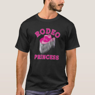Schattig Roze Esthetisch Zuidelijke Cowgirl Countr T-shirt