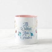 Schattig roze fee Alle wensen worden ingewilligd Mok (Midden)