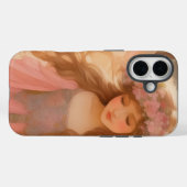 Schattig roze fee fantasy schilderij Case-Mate iPhone case (Achterkant (horizontaal))