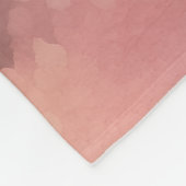 Schattig roze fee fantasy schilderij fleece deken (Hoek)