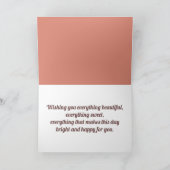 Schattig roze fee fantasy schilderij kaart (Binnen)