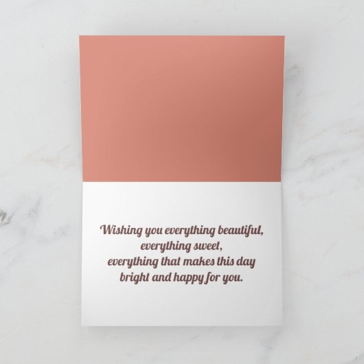 Schattig roze fee fantasy schilderij kaart (Binnen)