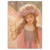 Schattig roze fee fantasy schilderij klembord (Achterkant)