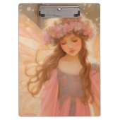 Schattig roze fee fantasy schilderij klembord (Voorkant)
