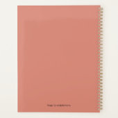 Schattig roze fee fantasy schilderij planner (Achterkant)