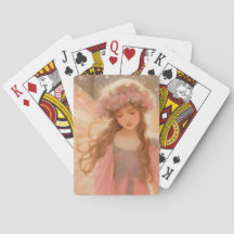 Schattig roze fee fantasy schilderij