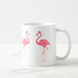 Schattig roze Flamingo's Illustratie Koffiemok