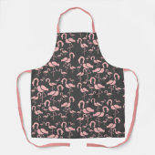 Schattig roze flamingo's partij schort (Voorkant)