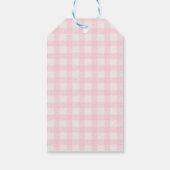 Schattig Roze Geest Halloween Verjaardag Cadeaulabel (Achterkant)