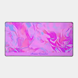 Schattig roze gepersonaliseerd voor desktop bureaumat