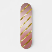 schattig roze glitterskateboard persoonlijk skateboard (Voorkant)