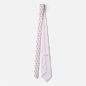 Schattig Roze & Grijs Olifant Ballerina Stropdas (Achterkant)