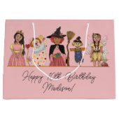 Schattig roze Halloween kostuum feest verjaardag Groot Cadeauzakje (Voorkant)