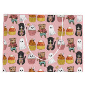 Schattig roze Halloween kostuum feest verjaardag Groot Cadeauzakje (Achterkant)