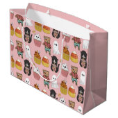 Schattig roze Halloween kostuum feest verjaardag Groot Cadeauzakje (Achterkant Gekanteld)