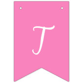 Schattig roze Halloween Verjaardagsfeestje Kitten  Vlaggetjes (Tweede vlag)